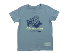 Name It smoke blue t-shirt dog-print